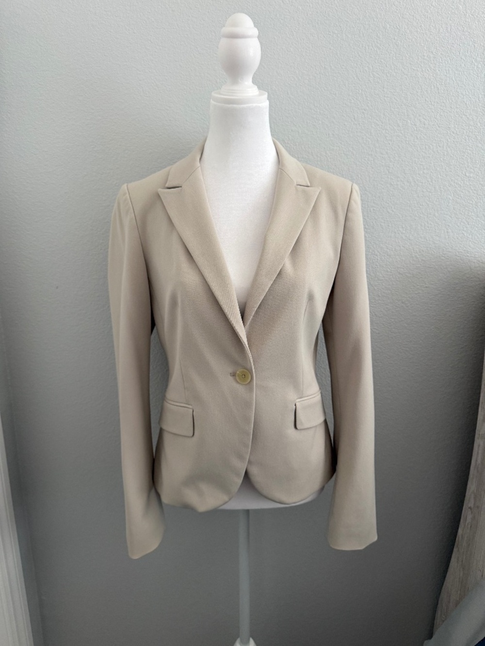 Express Tan Suit Jacket